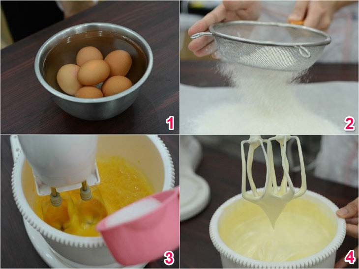 Hướng dẫn làm bông lan trứng muối bằng nồi cơm điện